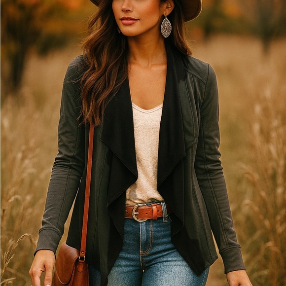 Lucky Brand Jackets & Blazers - Lucky Brand Black and Gray Women's Blazer